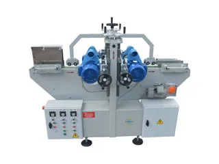 Zweikopf-Schleifmaschine mit Bedienpanel